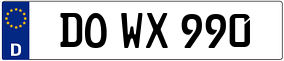 Truck License Plate